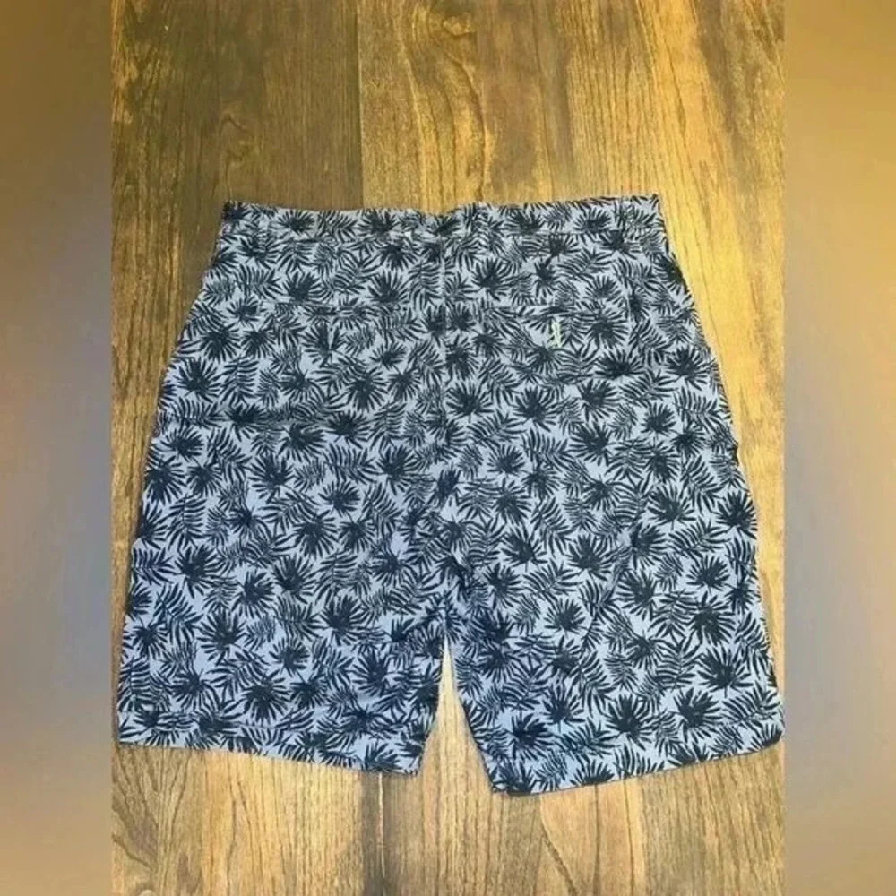 Linden Short Palm Print Tropical Summer Beach Shorts vacation, beach, summer E64